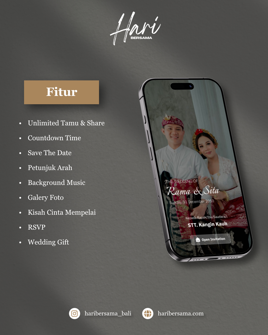 Hari Bersama | Pre-Wedding Photography & Digital Invitation - 5